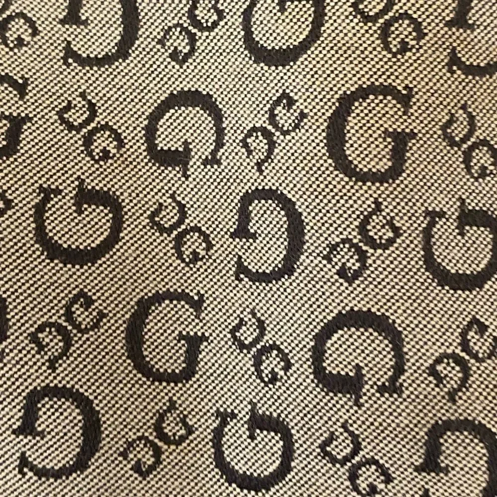Guess Black & White Patterned Logo Tote Bag